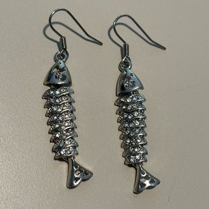 Fish earrings and matching necklace